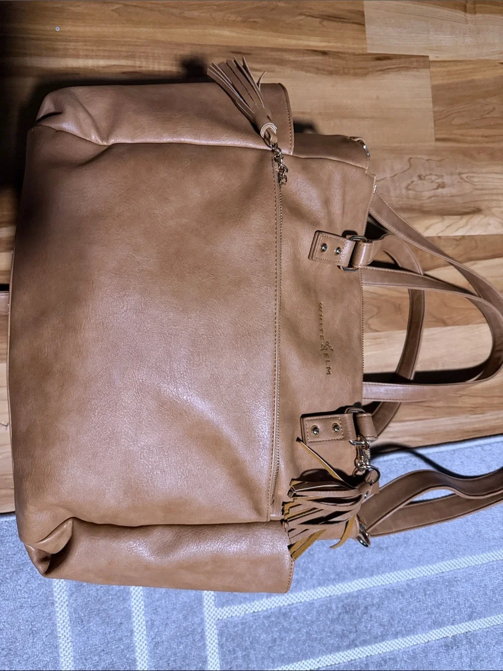 Brown Laptop Tote Bag